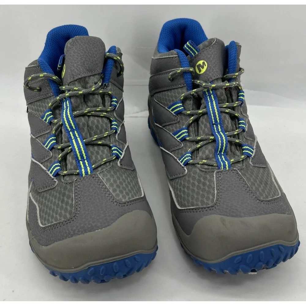 Merrell Chameleon 7‎ Access Mid Waterproof Hiking Boots Gray Blue Men's 7M